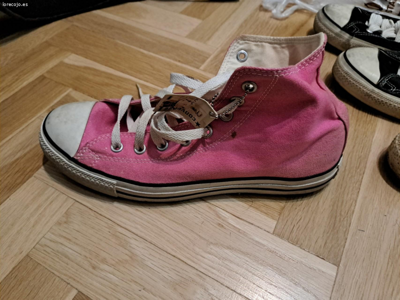 Converse all star talla 10 rosa